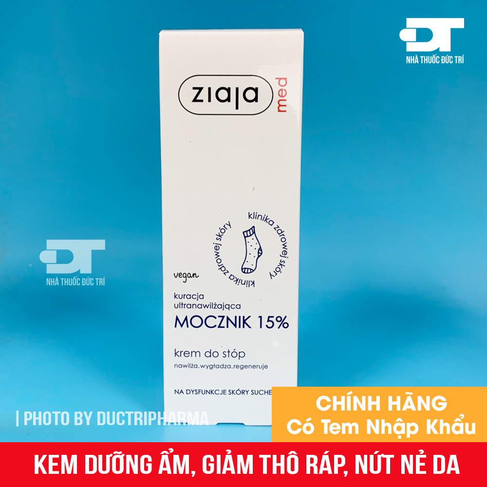 [CHÍNH HÃNG] Kem Dưỡng Làm Mềm Da 15% Urê - Ziaja Med 15% Urea Cream 100ml