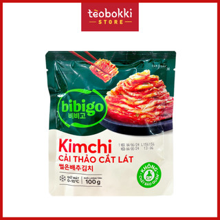 [SHIP HCM] Kim chi cải thảo cắt lát Bibigo gói 100g, hộp 500g
