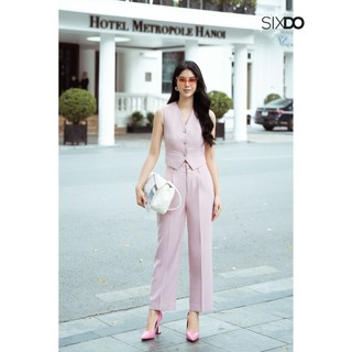 Quần âu nữ hồng nhạt sixdo