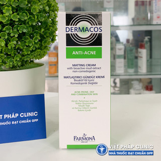 Kem Giảm Bóng Nhờn, Ngừa Mụn Farmona Dermacos Anti Acne Matting Cream 50ml