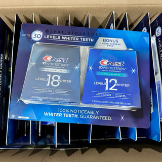 [Hàng Mỹ] Miếng dán trắng răng Crest 3D Whitestrips