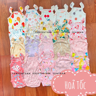 Body chip carter tay cánh tiên cho bé gái, body chip 2 dây, bodysuit hai dây cho sơ sinh