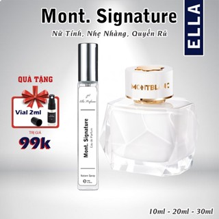 Nước Hoa Nữ (Mont Trắng) Signature EDP 10ml, 20ml, 30ml - Nước hoa Hương Thơm Nữ Tính, Nhẹ Nhàng, Quyến Rũ