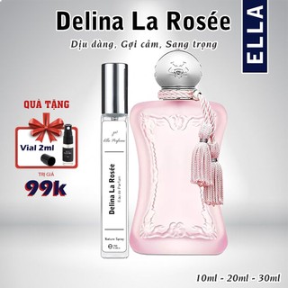 Nước Hoa Nữ Chính Hãng ELLA PERFUME Delina La Rosee / Delina / Valaya - Hương Thơm Dịu Dàng, Gợi Cảm, Sang Trọng