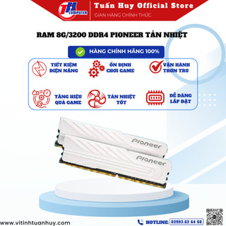Ram 8g/3200 ddr4 pioneer, ram tản nhiệt pioneer