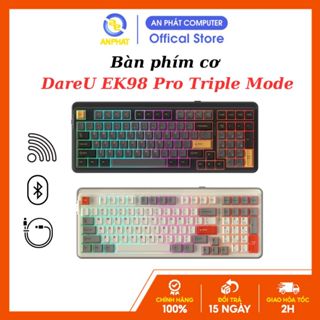 Bàn phím cơ DareU EK98 Pro Triple Mode Black Golden DareU Dream switch