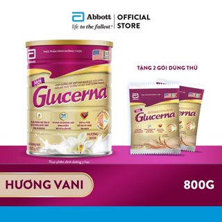 [Tặng 2 gói dùng thử ] Sữa bột dành cho người bị tiểu đường Glucerna 800g