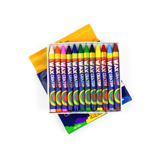 Bộ sáp vẽ 12 màu wax crayon xả kho stacom cr212w