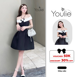 Váy thiết kế đầm nữ thiết kế Youlie NV1021 mặc dự tiệc đi du lịch, dạo phố