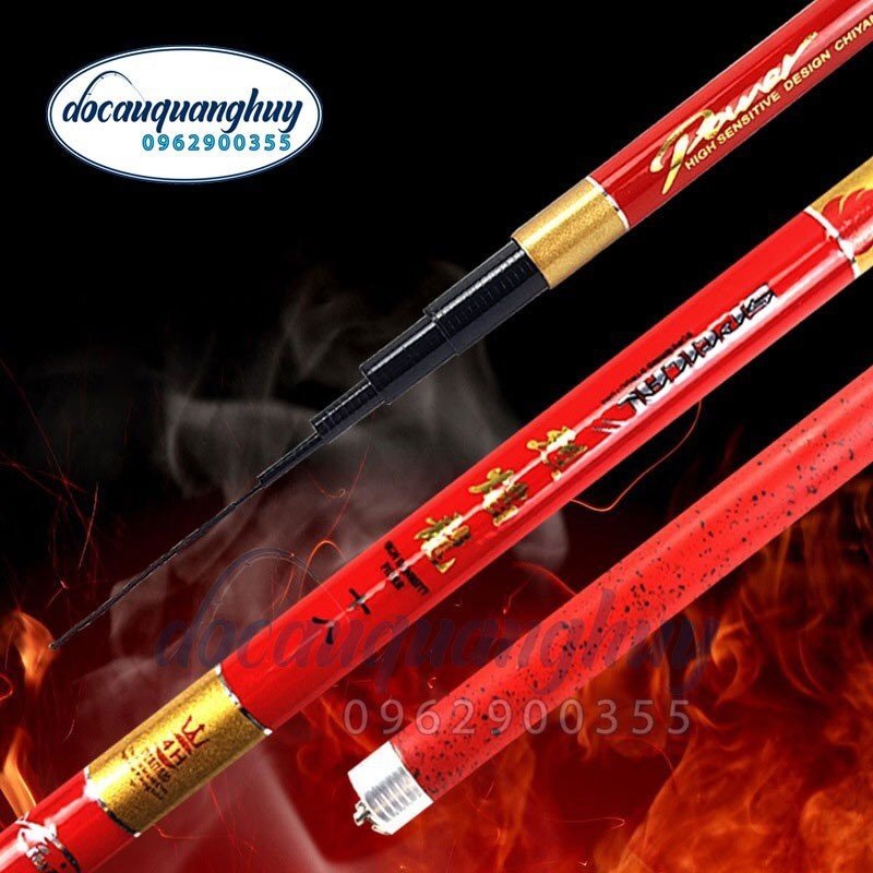 Cân câu tay chuyên vảy rô diêc 4H, cần câu tay đốt dài taiwan, mềm dẻo, câu rô diếc chép mè- fishing