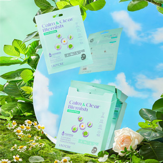 Mặt Nạ Than Hoạt Tính Lro'Cre Calm & Clear Blemish Control Mask 125g/ 5 Miếng