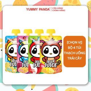 [Chọn Vị] Combo 4 túi Thạch uống trái cây YUMMY PANDA 150g