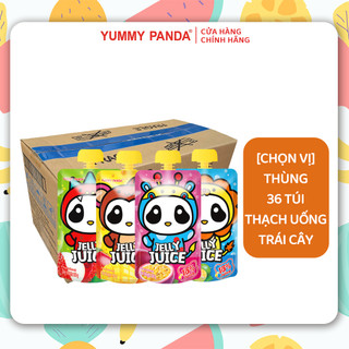 [Chọn Vị] Thùng 36 túi Thạch uống trái cây YUMMY PANDA 150g có 4 vị
