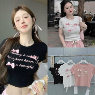 Áo Thun Croptop Nữ , Áo Croptop Beatyfu