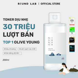 [LIVE ROUND LAB]  Nước hoa hồng Round Lab 1025 Dokdo Toner 200ml bổ sung độ ẩm làm dịu da