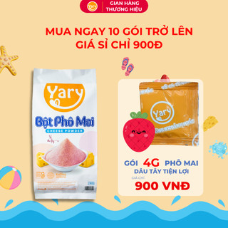 Bột Phô Mai YARY Vị Dâu Tây Gói 4g,Gia Vị Bột phomai Lắc Khoai Tây,Gà Rán,Làm Sốt Phô Mai,Kem Cheese
