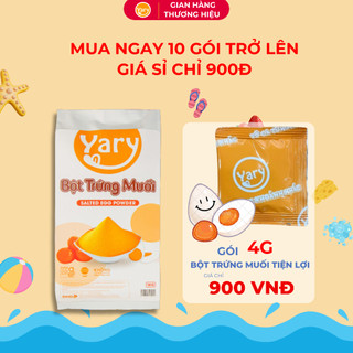 Bột trứng muối yary gói 4g, gia vị làm bánh bông lan trứng muối, sốt trứng muối