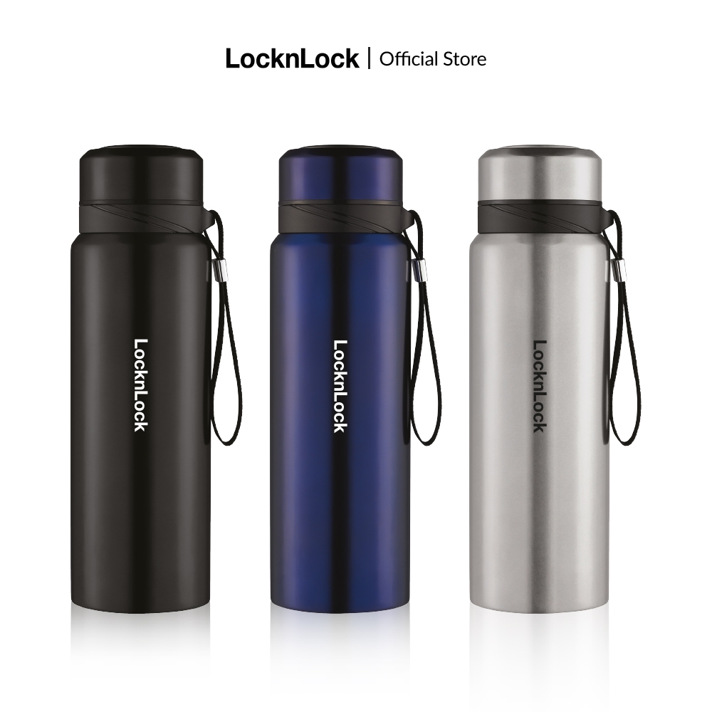 Bình Giữ Nhiệt Thép Không Gỉ có dây treo Lock&Lock Vacuum Bottle (800ml) LHC6180 | BigBuy360 - bigbuy360.vn