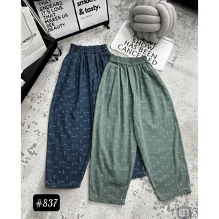 Quần jeans baggy chữ cạp chun