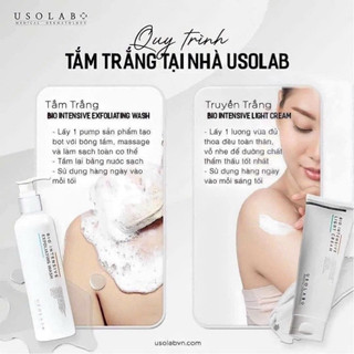 Kem dưỡng trắng da body Usolab Giúp nâng tone, làm trắng và đều màu da 250ml