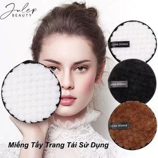 Miếng tẩy trang có thể tái sử dụng - Khăn lau tẩy trang trên mặt bằng Microfiber - JULEP BEAUTY