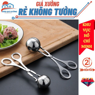 Kẹp múc thịt làm thịt viên inox không gỉ,cây làm thịt viên, chả cá thép không gỉ tiện lợi