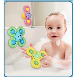 Set 3 con quay spinner, chong chóng dính tường, âm thanh vui nhộn cho bé