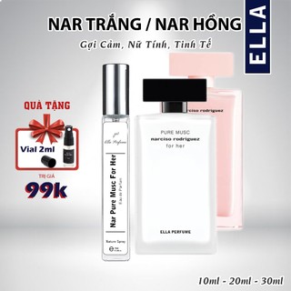  Nước Hoa Nữ Pure Musc For Her  Nar trắng  Chính Hãng ELLA PERFUME  10ml   20ml   30ml  - Quyến rũ thanh lịch nữ tính 