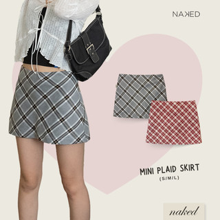 Chân váy kẻ dáng ngắn Naked by V - Mini Plaid Skirt