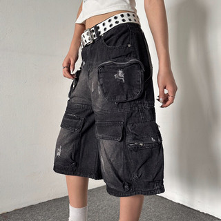 Quần Denim Cargo Short 2506