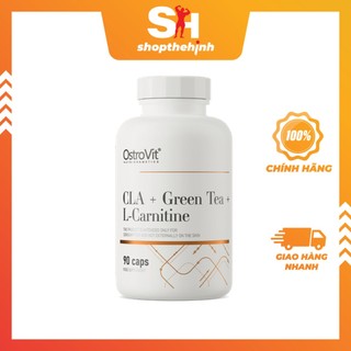 Ostrovit CLA + Green Tea + L-Carnitine (90 Viên) - Giảm Mỡ Tự Nhiên, Ko Tác Dụng Phụ