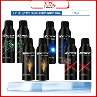 Combo 2 Xịt khử mùi X-Men For Boss hương nước hoa 150ml