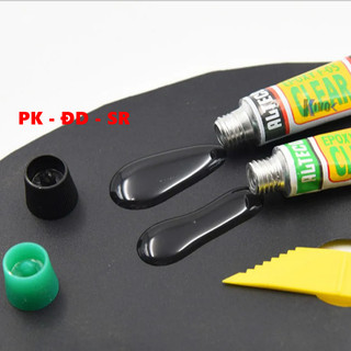 Keo ab 302 trong suốt 2 thành phần alteco f-05 clear epoxy chịu nhiệt dán nhựa, dán kim loại tuýp 6gr - siêu rẻ
