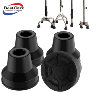 Đế cao su màu đen chống trượt thay thế cho gậy chống, gậy batoong, gậy 3 chân, 4 chân