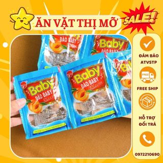 Combo 10 gói ô mai đào baby tuổi thơ