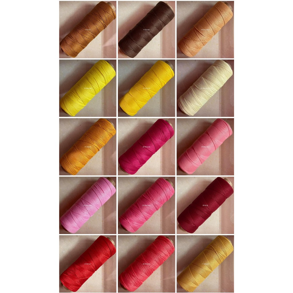 Sợi dệt 2mm Craft yarn VN ( màu 41 - 68)