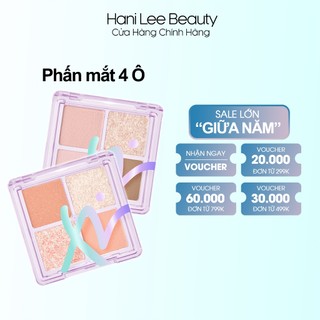Bảng mắt hàn quốc 4 ô ibim teen look eye palette