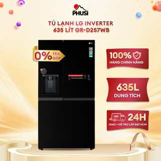 - - tủ lạnh lg inverter 635 lít gr-d257wb