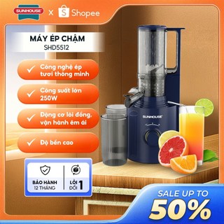 Máy ép chậm sunhouse shd5512 công nghệ lưới lọc puremax