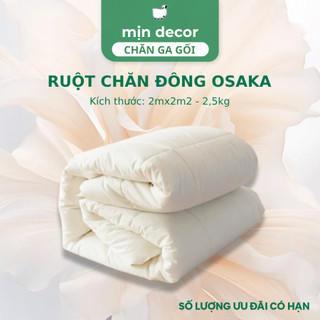Ruột chăn bông ép hơi Osaka, ruột chăn bông sợi mềm mịn giữ nhiệt tốt siêu ấm Mịn Decor