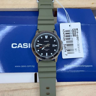 Đồng hồ nam dây da Casio MTP VD01