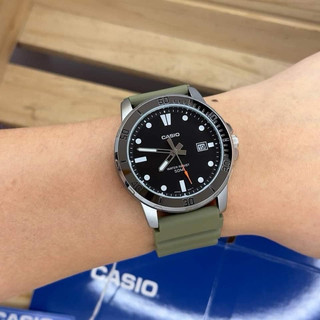 Đồng hồ nam dây da Casio MTP VD01