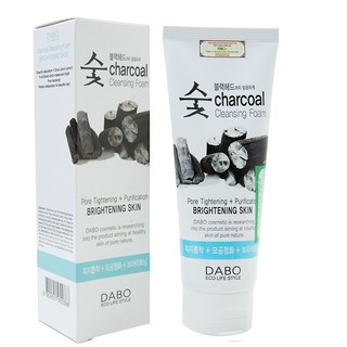 [ Hàng Chính Hãng] Sữa rửa mặt than hoạt tính sạch da xóa mụn sạch nhờn Dabo Charcoal Hàn Quốc ( 60ml)