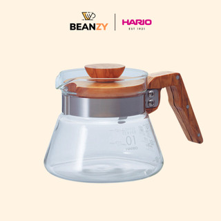 Bình đựng cà phê Hario Pour-Over Olive Wood Server - Made in Japan