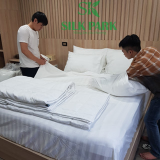 Vỏ Gối Khách Sạn SilkPark Vải T400,T300,T255, T200 CVC chuẩn đẹp và đủ kích thước