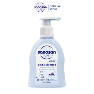 Sữa tắm gội Sanosan baby Bath anh Shampoo 200ML