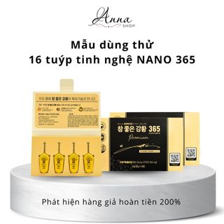 Tinh chất nghệ nano curcumin 365 premium hàn quốc 4 vỉ 16 tuýp 48g