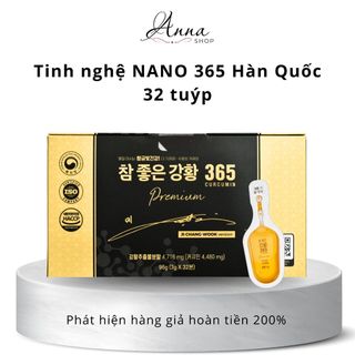 Tinh chất nghệ nano curcumin 365 premium hàn quốc hộp 32 tép 96g