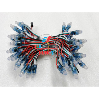 Led Full màu IC 2811 - 15cm ngoài trời, led đúc F8 full color 2811 thay thế 1903