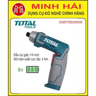Máy siết vít dùng pin lithium 8v total tsdli0802